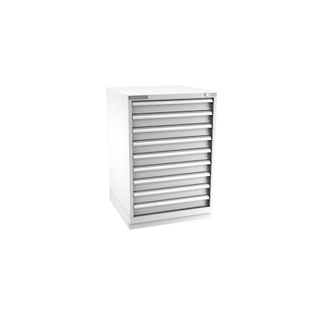 Champion Tool Storage Modular Tool Cabinet, 9 Drawer, Light Gray, Steel, 28 in W x 28-1/2 in D x 41-3/4 in H S18000902ILCFTB-LG